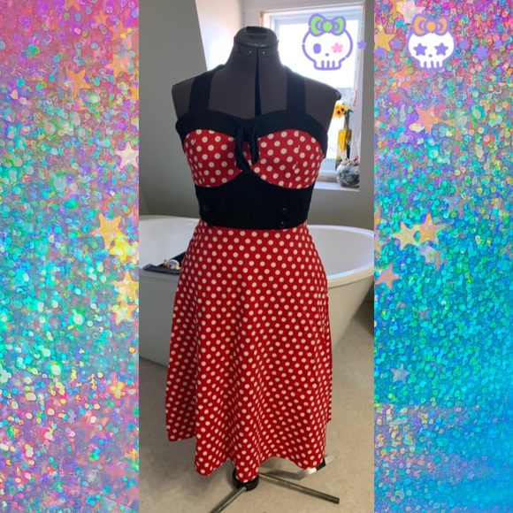 Red Polka Dot Dress - Picture 1 of 3